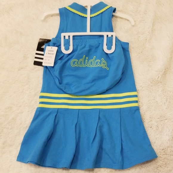 🎉 NWT adidas 24mo 2pc sporty dress set - Picture 4 of 4